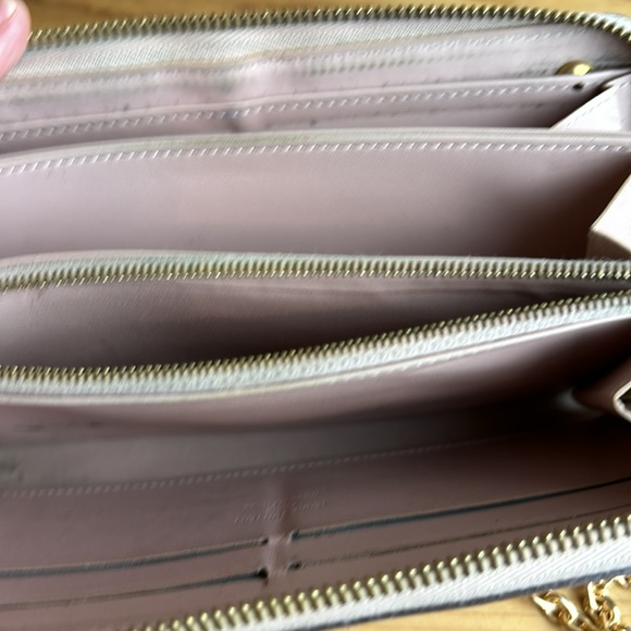 Louis Vuitton Clutch Purse With Chain Citrine Leather - Picture 7 of 10